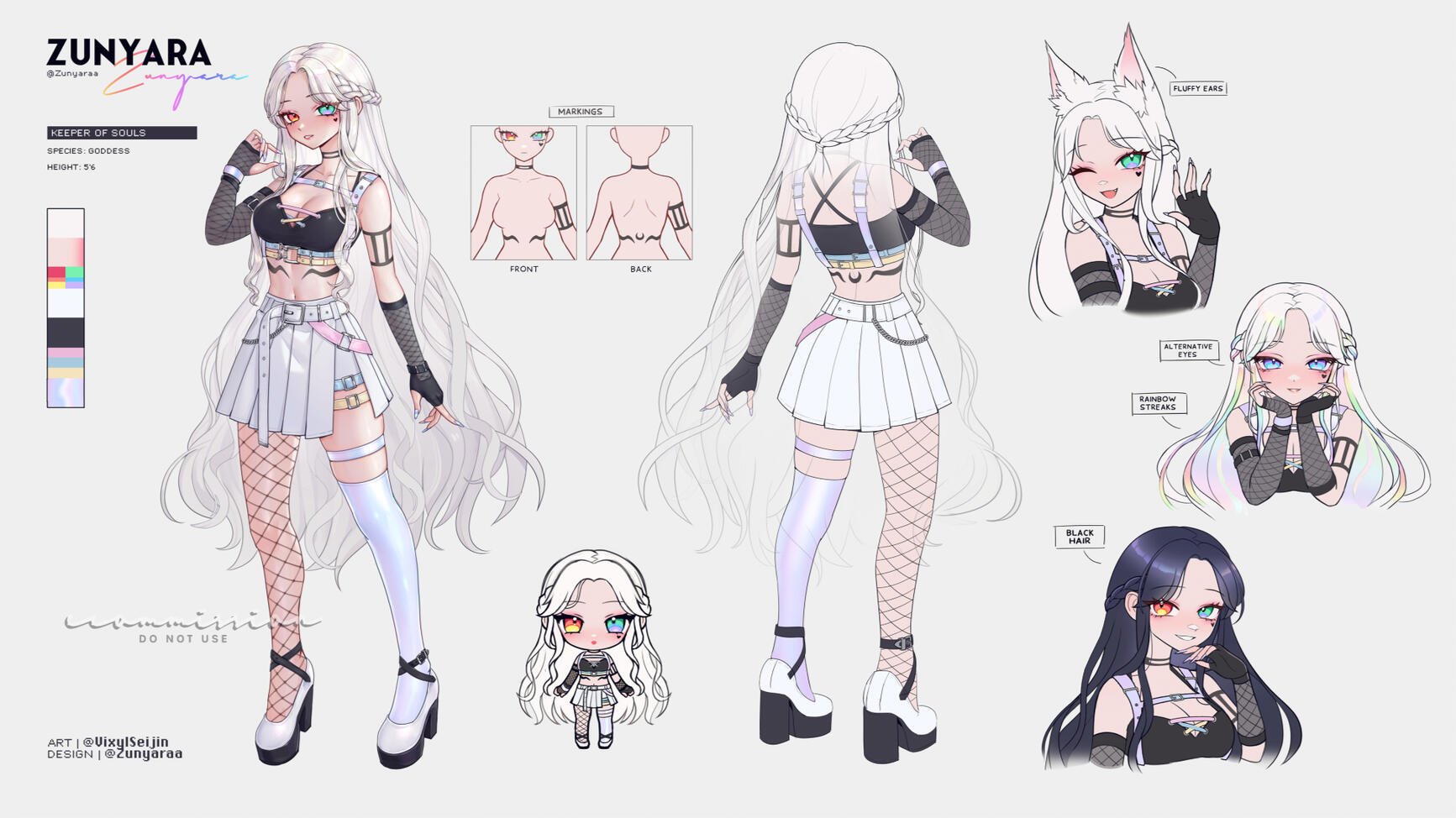 REF SHEET | ART BY @Vixylune